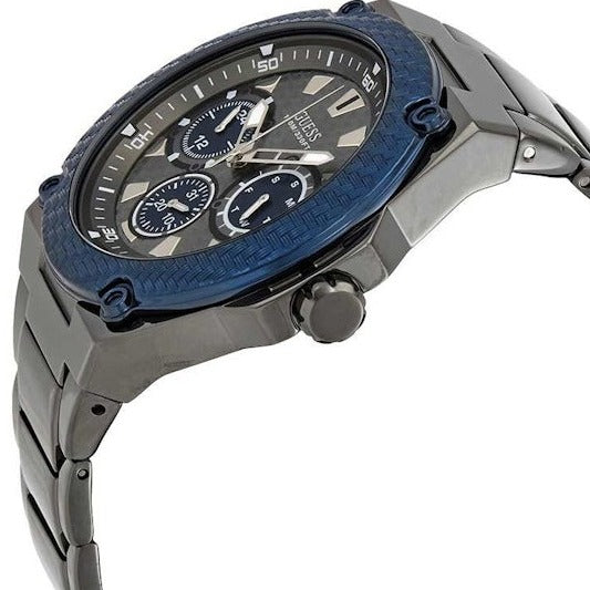  Shop Authentic Guess Flagship Multifunction Chronograph Grey Dial Grey Steel Strap Watch for Men - W0601G1 - Luxxuri