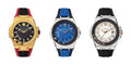 Versace Chain Reaction Quartz White Dial Black Rubber Strap Watch for Men - VEDY00219