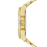  Shop Authentic Guess Zeus Diamonds Gold Dial Gold Steel Strap Watch for Men - GW0209G2 - Luxxuri