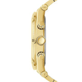  Shop Authentic Guess Continental Diamonds Gold Dial Gold Steel Strap Watch for Men - GW0261G2 - Luxxuri