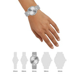  Shop Authentic Guess Tapestry Diamonds Silver Dial Silver Mesh Bracelet Watch for Women - GW0354L1 - Luxxuri