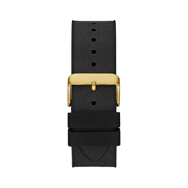  Shop Authentic Guess Navigator Chronograph Black Dial Black Rubber Strap Watch for Men - GW0264G3 - Luxxuri