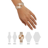 Shop Authentic Guess Tapestry Diamonds Rose Gold Dial Rose Gold Mesh Bracelet Watch for Women - GW0354L3 - Luxxuri