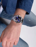  Shop Authentic Guess Connoisseur Blue Dial Silver Steel Strap Watch for Men - GW0265G7 - Luxxuri