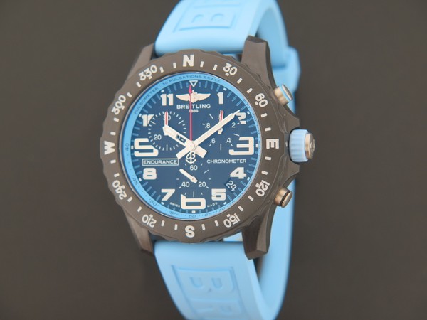  Shop Authentic Breitling Endurance Pro Black Dial Light Blue Rubber Strap Watch for Men - X82310281B1S1 - Luxxuri