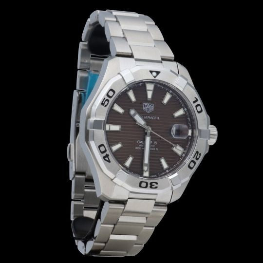  Shop Authentic Tag Heuer Aquaracer Sunray Brown Dial Watch for Men - WAY2018.BA0927 - Luxxuri