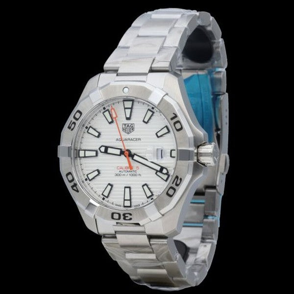 Shop Authentic Tag Heuer Aquaracer White Dial Watch for Men - WAY2013.BA0927 - Luxxuri