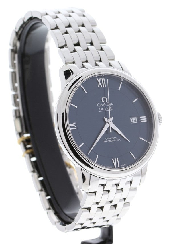  Shop Authentic Omega De Ville Prestige Co-Axial Orbis Blue Dial Silver Steel Strap Watch for Men - 424.10.40.20.03.001 - Luxxuri