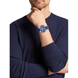  Shop Authentic Versace V-Ray Chronograph Quartz Blue Dial Blue Leather Strap Watch for Men - VE2I00721 - Luxxuri