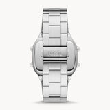  Shop Authentic Fossil Retro Digital Silver Dial Silver Steel Strap Watch for Men - FS5844 - Luxxuri