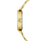  Shop Authentic Guess Rumour Quartz Gold Dial Gold Steel Strap Watch For Women - GW0613L2 - Luxxuri