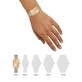  Shop Authentic Daniel Wellington Quadro Unitone Rose Gold Dial Rose Gold Mesh Strap Watch For Women - DW00100484 - Luxxuri