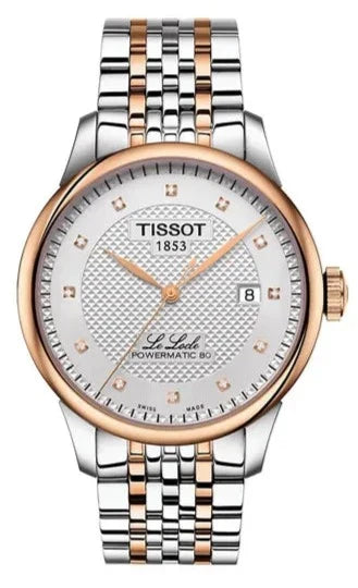  Shop Authentic Tissot Le Locle Powermatic 80 Diamonds Silver Dial Two Tone Steel Strap Watch For Men - T006.407.22.036.01 - Luxxuri