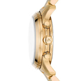  Shop Authentic Michael Kors Runway Chronograph Blue Dial Gold Steel Strap Watch For Women - MK7353 - Luxxuri