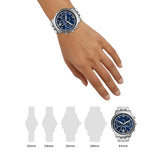  Shop Authentic Fossil Neutra Chronograph Blue Dial Silver Steel Strap Watch for Men - FS6025 - Luxxuri