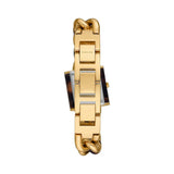 Shop Authentic Michael Kors Chain Lock Analog Silver Dial Two Tone Steel Strap Watch for Women - MK4808 - Luxxuri
