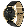 Shop Authentic Coach Perry Black Dial Black Leather Strap Watch for Women - 14503333 - Luxxuri