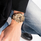  Shop Authentic Guess Queen Quartz Gold Dial Gold Steel Strap Watch For Men - GW0497G2 - Luxxuri