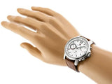  Shop Authentic Tommy Hilfiger Landon Chronograph White Dial Brown Leather Strap Watch for Men - 1791531 - Luxxuri