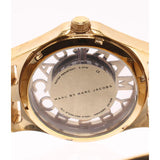  Shop Authentic Marc Jacobs Henry Skeleton Gold Dial Gold Steel Strap Watch for Women - MBM3263 - Luxxuri