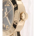  Shop Authentic Marc Jacobs Amy Mother of Pearl Black Dial Gold Steel Strap Watch for Women - MBM3275 - Luxxuri