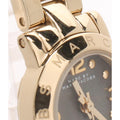  Shop Authentic Marc Jacobs Amy Mother of Pearl Black Dial Gold Steel Strap Watch for Women - MBM3275 - Luxxuri