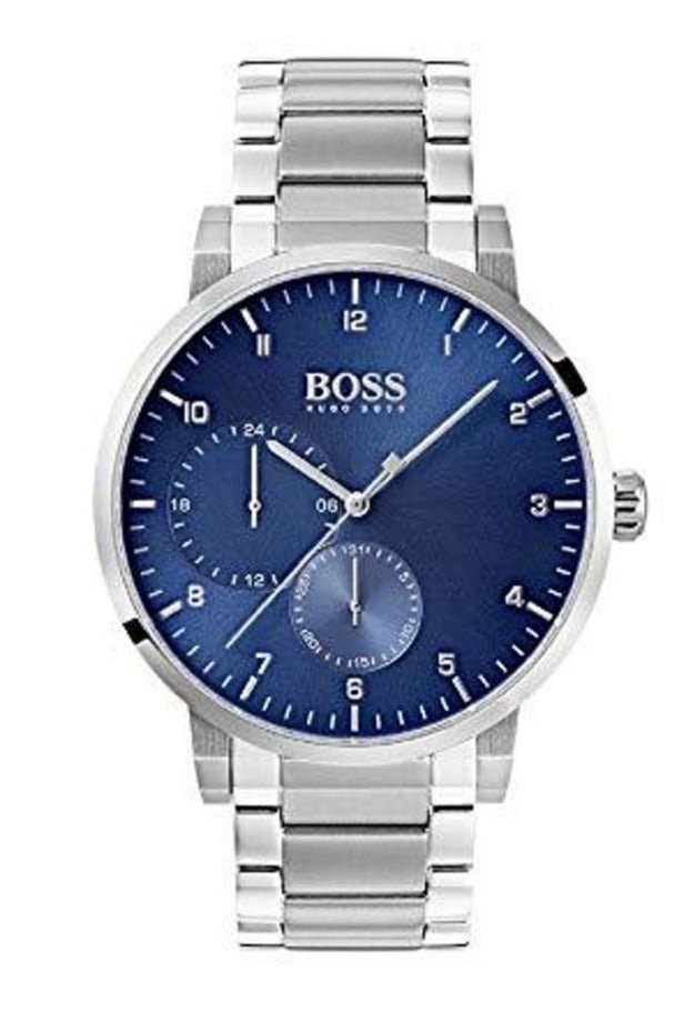  Shop Authentic Hugo Boss Oxygen Chronograph Blue Dial Silver Steel Strap Watch for Men - 1513597 - Luxxuri