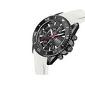  Shop Authentic Hugo Boss Admiral Chronograph Black Dial White Rubber Strap Watch for Men - 1513966 - Luxxuri