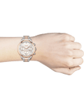 Hugo Boss Hera White Dial Two Tone Steel Strap Watch for Women - 1502564