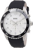  Shop Authentic Hugo Boss Rafale Chronograh Quartz White Dial Black Leather Strap Watch For Men - HB1513403 - Luxxuri