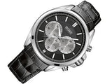  Shop Authentic Hugo Boss Driver Black Dial Black Leather Strap Watch for Men - 1512879 - Luxxuri