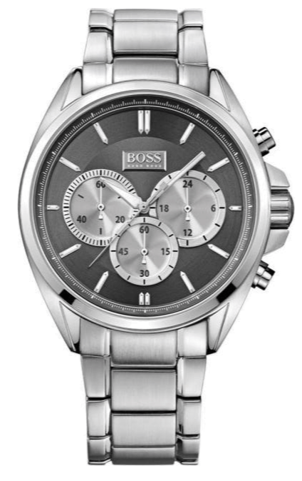  Shop Authentic Hugo Boss Driver Black Dial Silver Steel Strap Watch for Men - 1512883 - Luxxuri