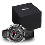  Shop Authentic Hugo Boss Driver Black Dial Black Leather Strap Watch for Men -1513087 - Luxxuri