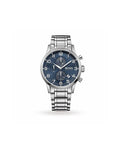  Shop Authentic Hugo Boss Aeroliner Blue Dial Silver Steel Strap Watch for Men - 1513183 - Luxxuri