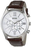  Shop Authentic Hugo Boss Attitude White Dial Brown Leather Strap Watch for Men - 1513609 - Luxxuri