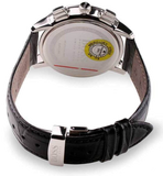  Shop Authentic Hugo Boss Chronograph Black Dial Black Leather Strap Watch For Men - 1513266 - Luxxuri