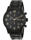  Shop Authentic Hugo Boss Aeroliner Black Dial Black Steel Strap Watch for Men - 1513275 - Luxxuri