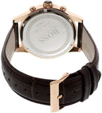  Shop Authentic Hugo Boss Jet Grey Dial Brown Leather Strap Watch for Men - 1513281 - Luxxuri