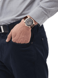  Shop Authentic Hugo Boss Ambassador Grey Dial Brown Leather Strap Watch for Men - 1513387 - Luxxuri