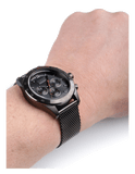  Shop Authentic Hugo Boss Ikon Grey Dial Grey Mesh Bracelet Watch for Men - 1513443 - Luxxuri