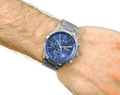  Shop Authentic Hugo Boss Grand Prix Blue Dial Silver Steel Strap Watch for Men - 1513478 - Luxxuri
