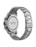 Hugo Boss Rafale Chronograph Black Dial Silver Steel Strap Watch for Men - 1513509