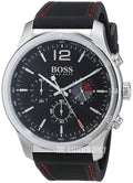  Shop Authentic Hugo Boss Professional Black Dial Black Silicone Strap Watch for Men - 1513525 - Luxxuri