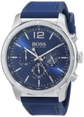  Shop Authentic Hugo Boss Professional Chronograph Blue Dial Blue Silicone Strap Watch for Men - 1513526 - Luxxuri
