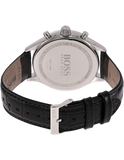  Shop Authentic Hugo Boss Companion Black Dial Black Leather Strap Watch for Men - 1513543 - Luxxuri
