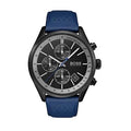  Shop Authentic Hugo Boss Grand Prix Chronograph Black Dial Blue Leather Strap Watch for Men - 1513563 - Luxxuri