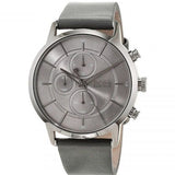  Shop Authentic Hugo Boss Architectural Grey Dial Grey Leather Strap Watch for Men - 1513570 - Luxxuri