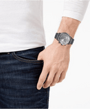  Shop Authentic Hugo Boss Architectural Grey Dial Grey Leather Strap Watch for Men - 1513570 - Luxxuri