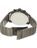 Hugo Boss Architectural Blue Dial Grey Steel Strap Watch for Men - 1513574