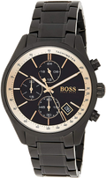  Shop Authentic Hugo Boss Grand Prix Black Dial Black Steel Strap Watch for Men - 1513578 - Luxxuri